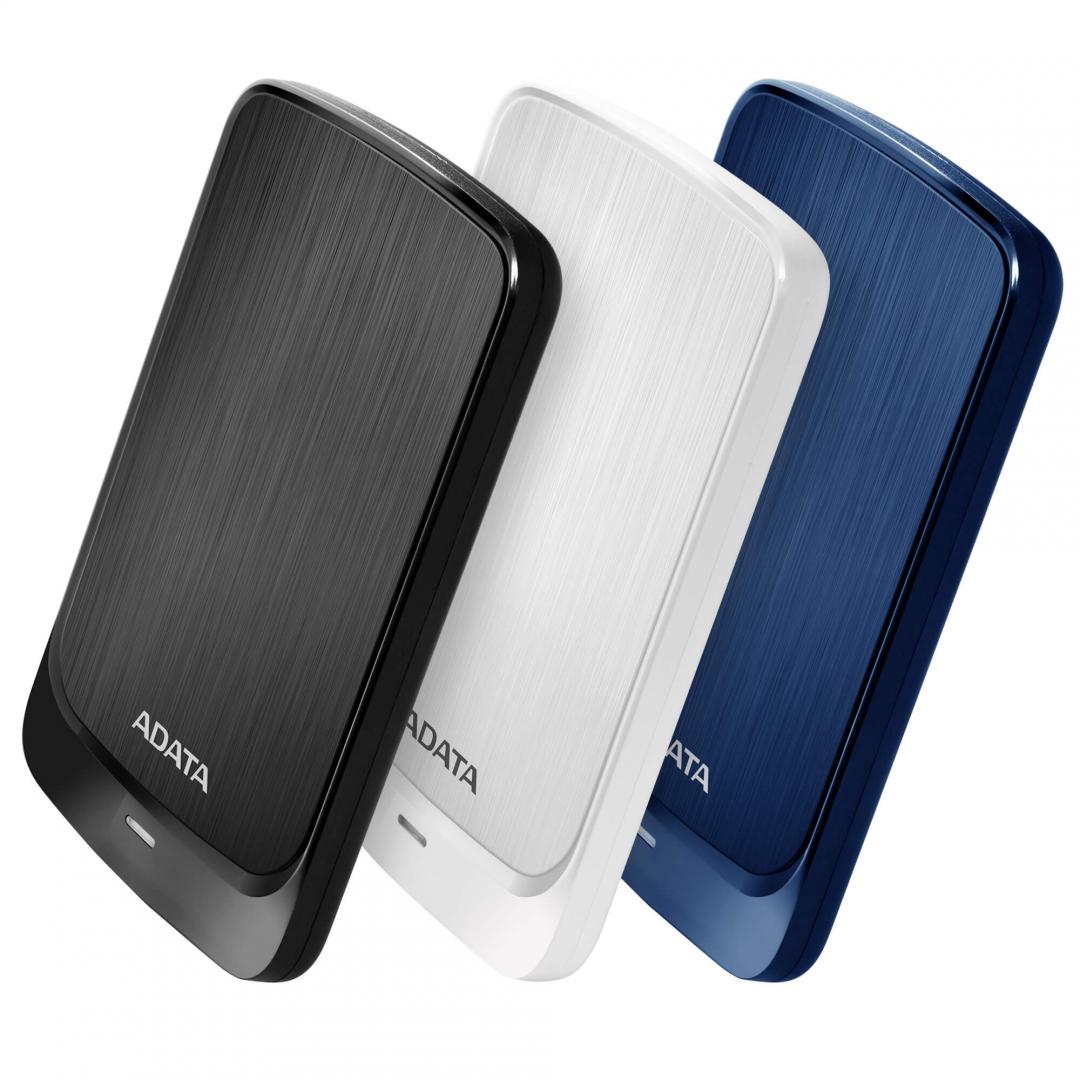 HDD Extern ADATA HV320 2TB USB 3.1 Negru - Ultraslim cu Protecție Șocuri - imagine 3