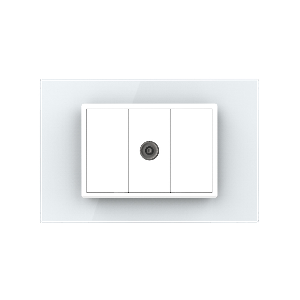 Priza TV Livolo cu Rama Sticlă – Design Modern - imagine 2