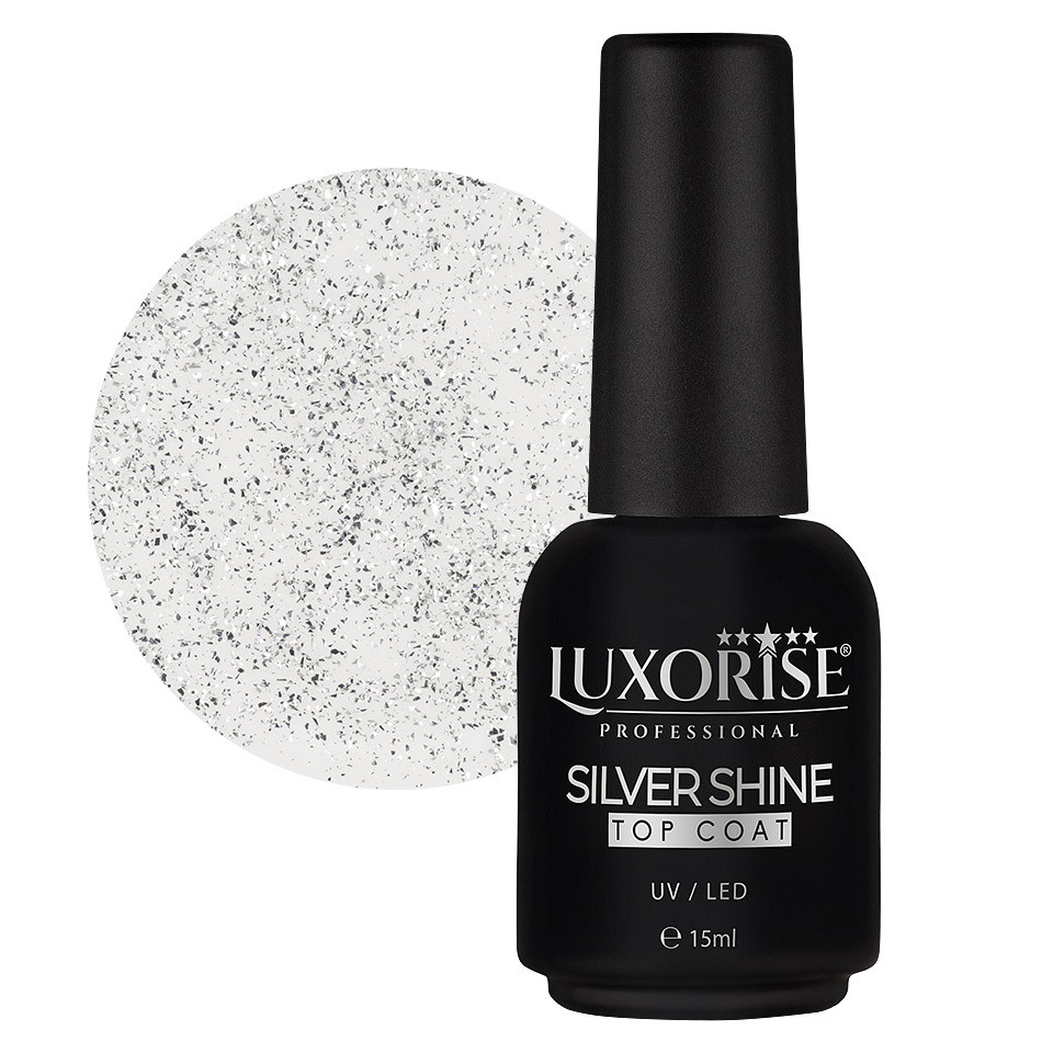 Top Coat Silver Shine Luxorise, 15ml
