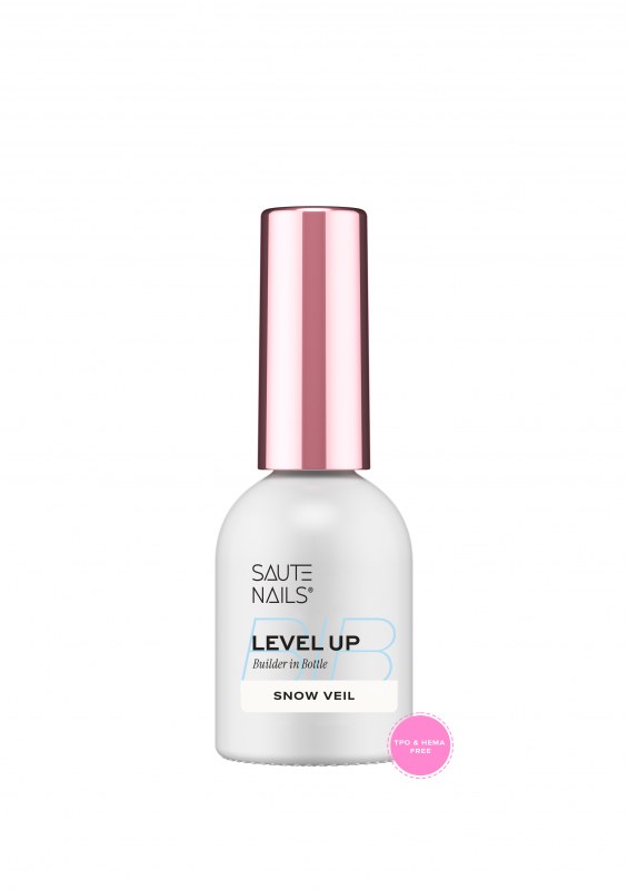 Gel UV BIB Saute Nails Level Up Snow Veil 8ml