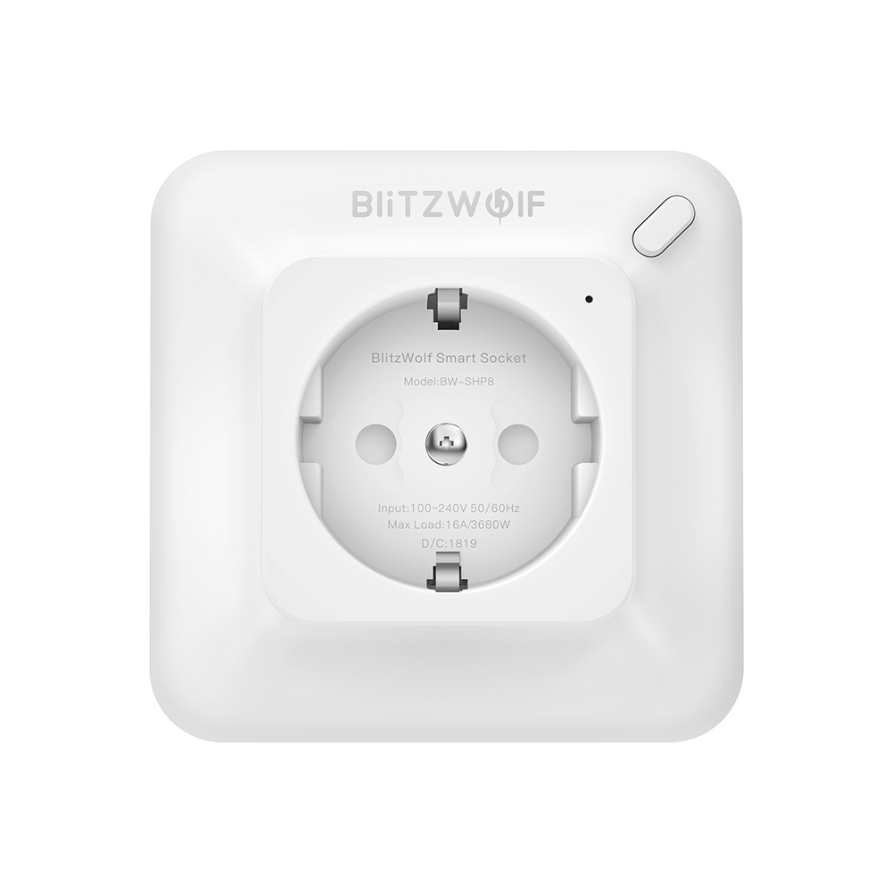 Priză inteligentă BlitzWolf BW-SHP8, 16A, Alexa
