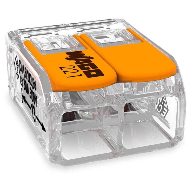 Set 10 Cleme Wago 221-612 2 Poli, 6mm², 41A