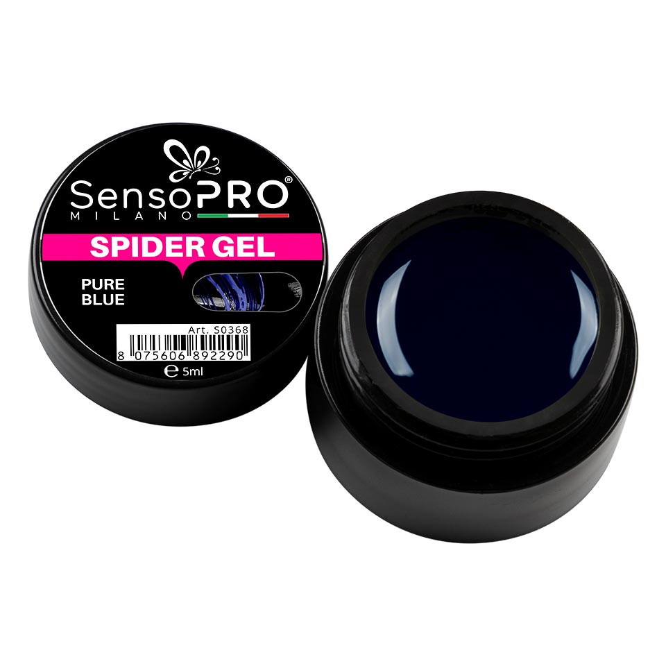 Spider Gel SensoPRO Pure Blue, 5 ml | Linii Fine