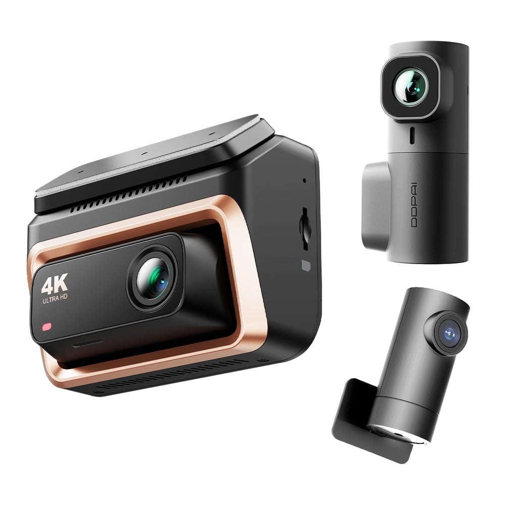 Camera auto DDPAI Z60 Pro 2026 3-CH, 4K, 3 canale video