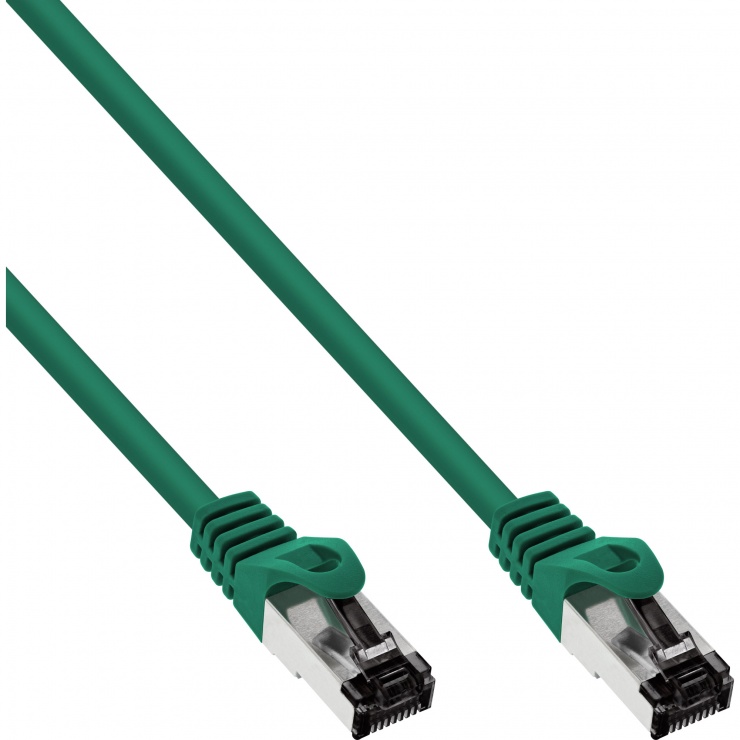 Cablu RJ45 Cat.8.1 3m Verde InLine 40Gb/s