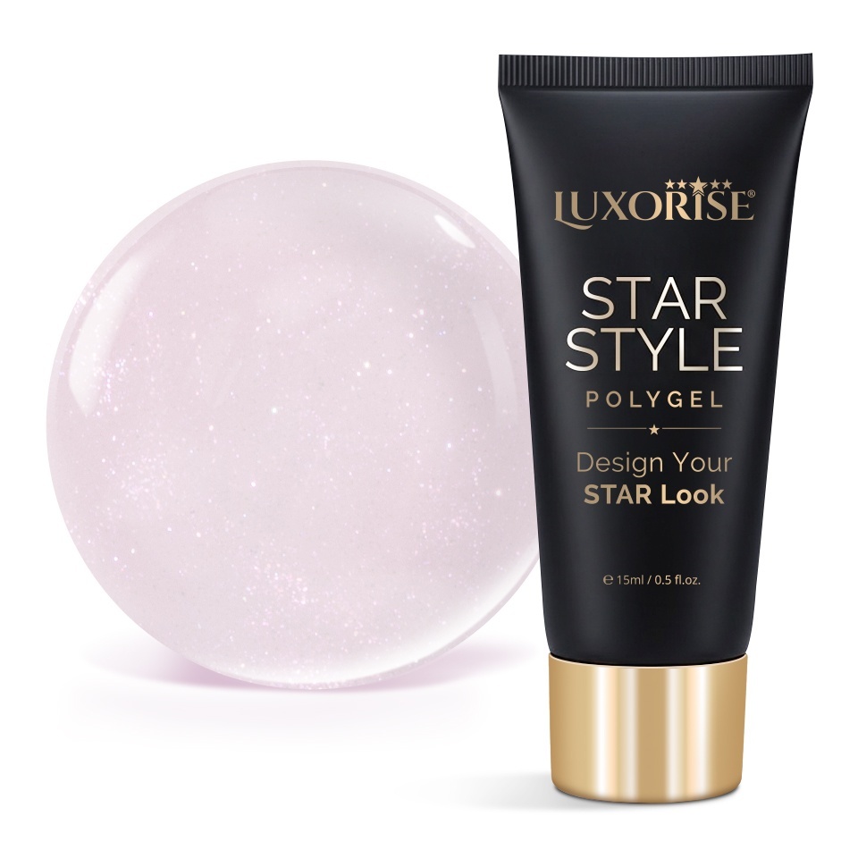 Polygel LUXORISE STAR STYLE - STAR NUDE Collection, Bloom Grace, 15ml