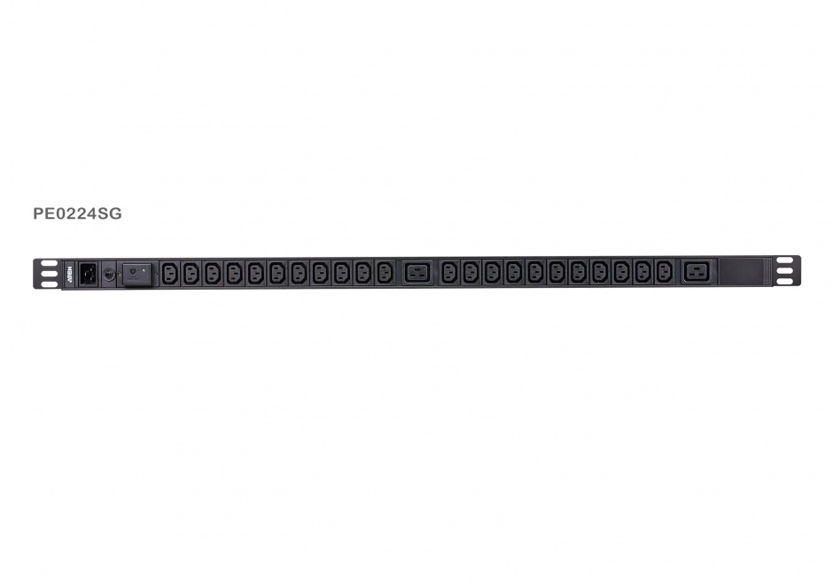 Prelungitor ATEN 0U, 22x C13 + 2x C19, Protectie Supratensiune
