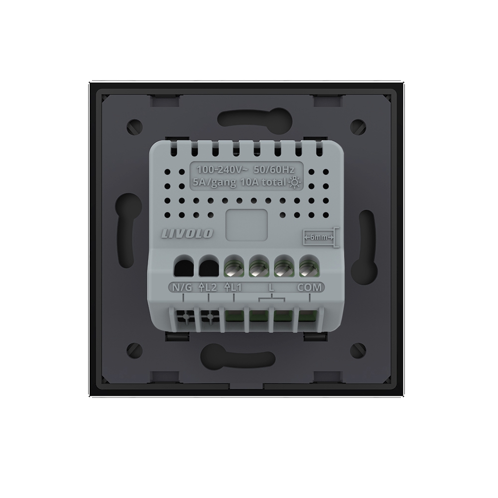 Întrerupător Touch Livolo Zigbee, Sticlă - imagine 8