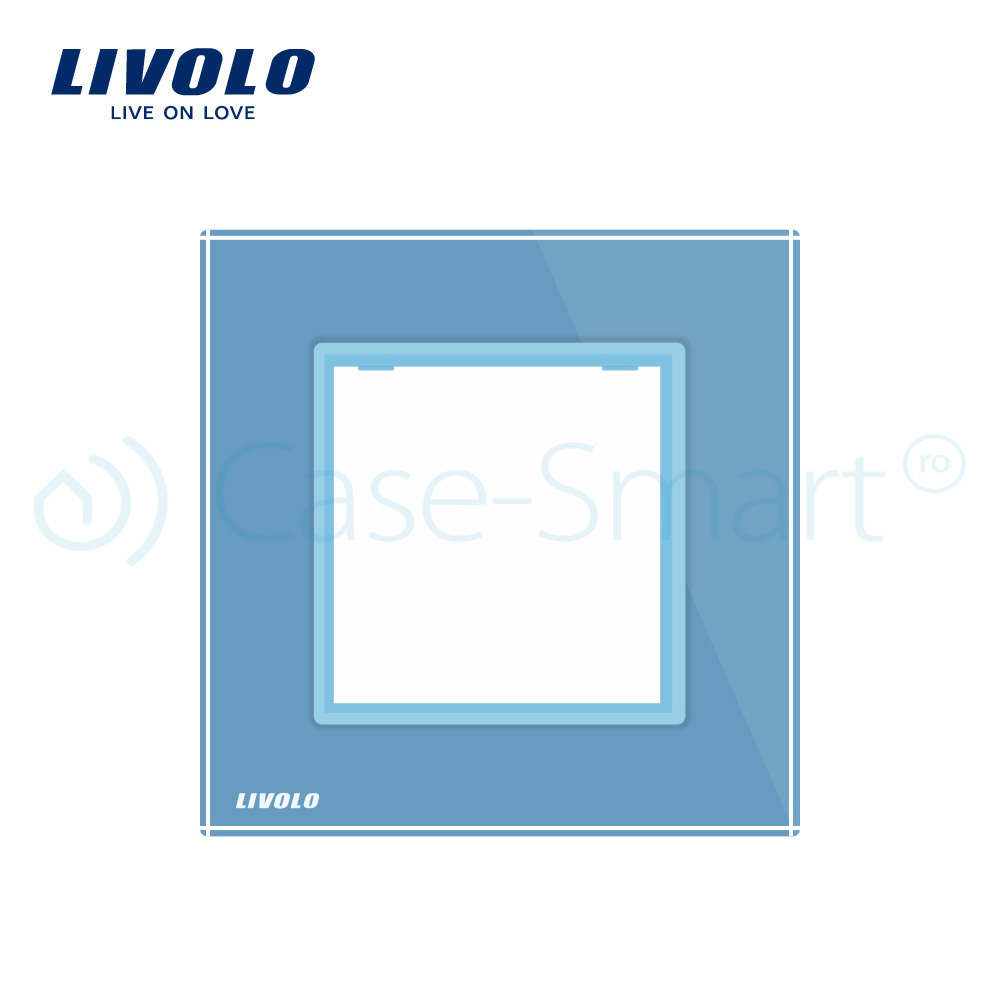 Rama Priză Simplă Livolo din Sticlă Cristal - imagine 12
