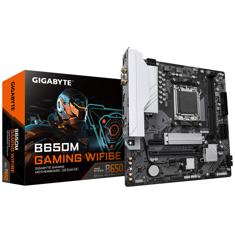 Placă de bază Gigabyte B650M GAMING WIFI6E AM5 mATX DDR5