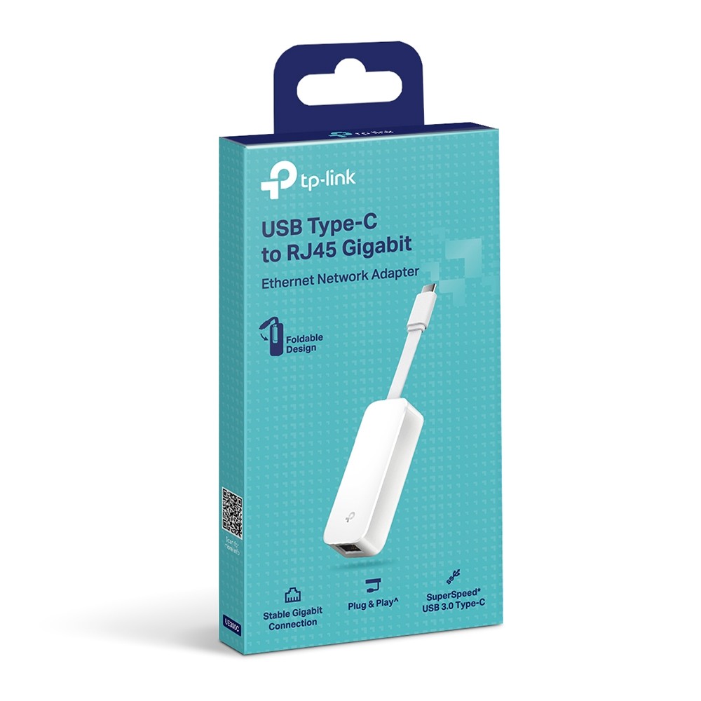 Adaptor TP-LINK UE300C USB-C la Gigabit Ethernet - imagine 7