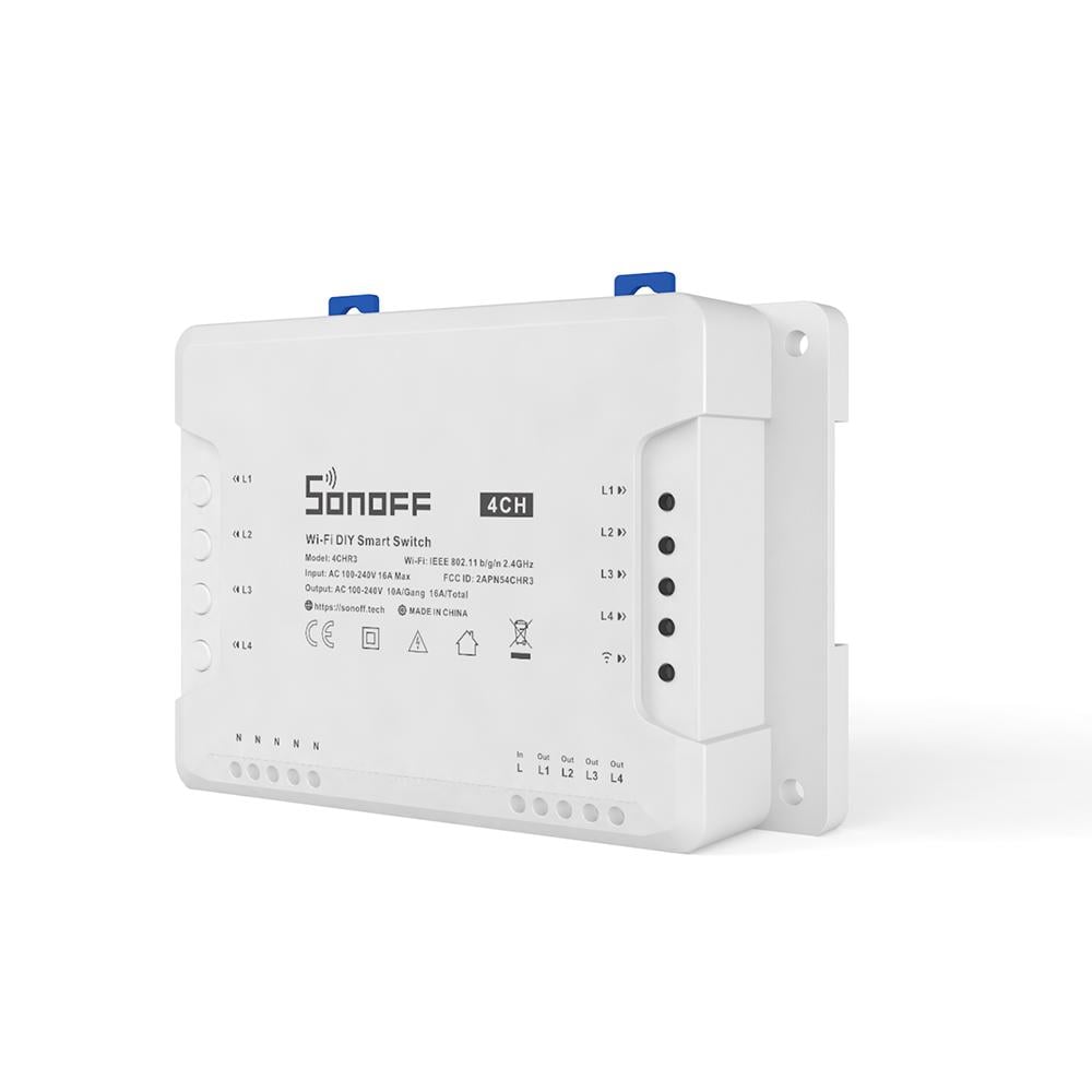 Sonoff 4CHR3 Releu Wi-Fi 4 Canale Control Vocal