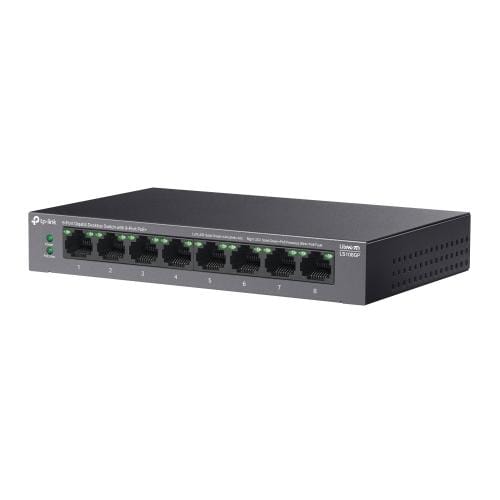 Switch TP-Link LS108GP 8-Port Gigabit PoE+ 62W - Rețea Profesionistă - imagine 4