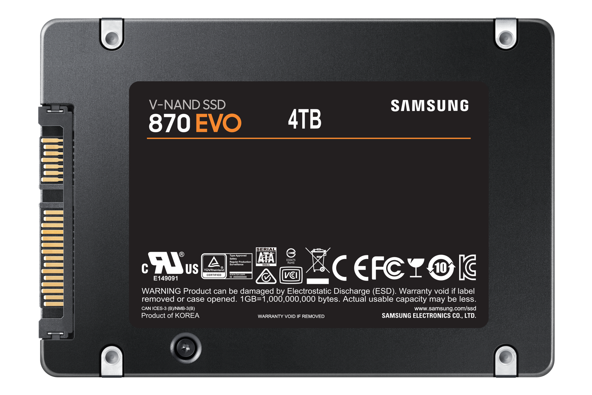 SSD Samsung 870 EVO 4TB SATA 3 - Stocare Premium de Mare Capacitate - imagine 5