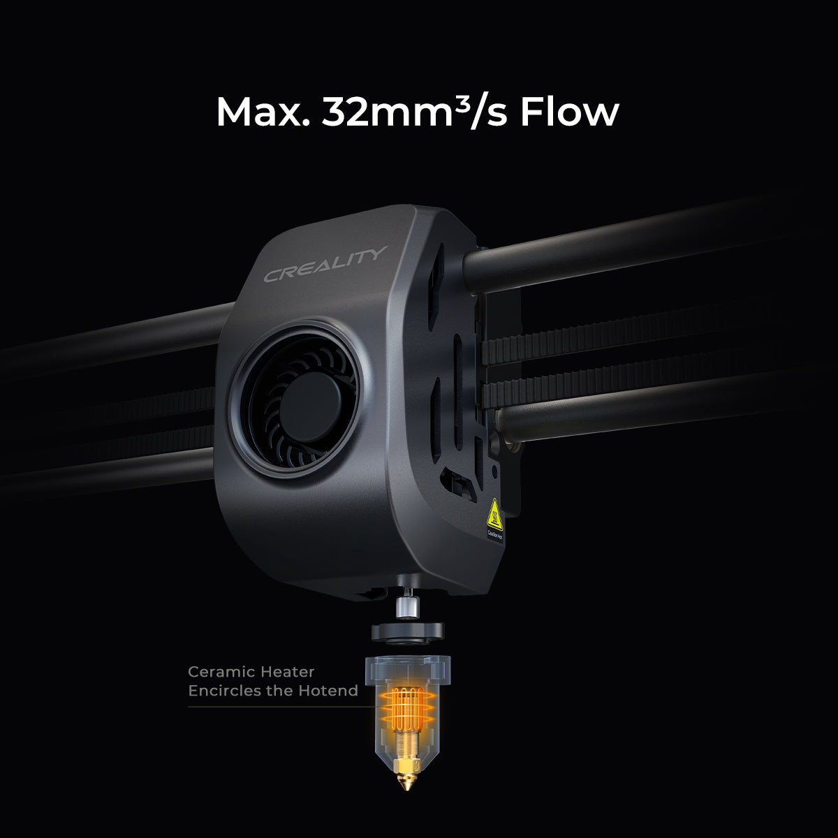 Imprimanta 3D Creality K1 MAX - Viteză 600mm/s, AI Camera - imagine 3