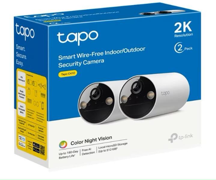 Cameră Supraveghere Wireless TP-LINK TAPO C410 2-Pack - 2K QHD - imagine 7
