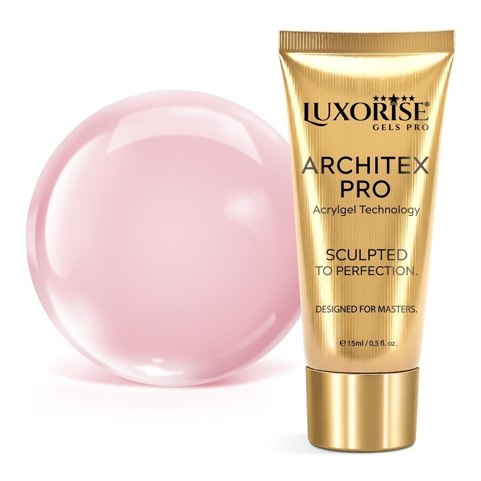 Polygel LUXORISE ARCHITEX PRO - Sculpted Nude Collection, Divine Blush, 15ml