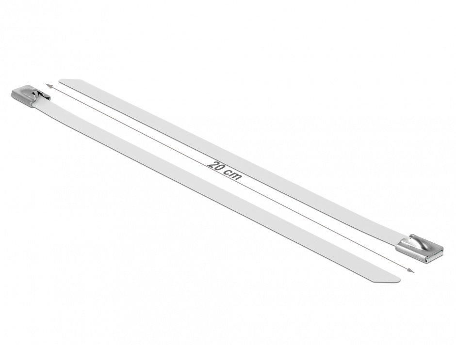 Set 10 Bride Otel Inox Delock 200mm, Rezistente