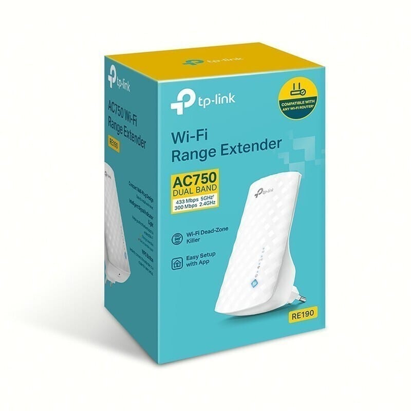 Range Extender TP-LINK RE190 AC750 Dual-Band WiFi - imagine 5