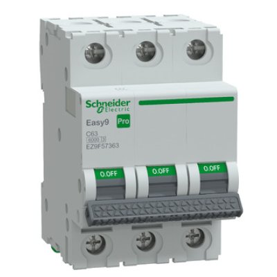 Întreruptor automat Schneider Easy9 Pro 3P 63A curbă C
