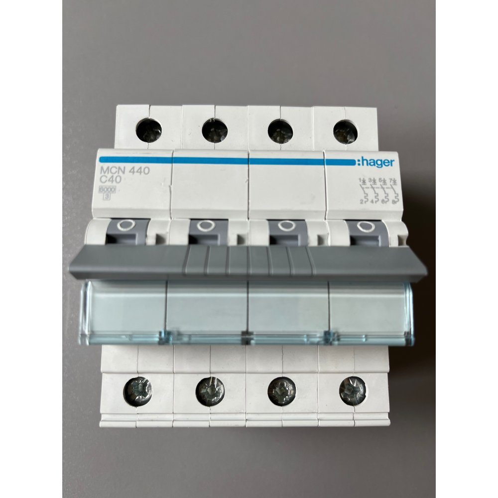 Siguranță Automată Hager 4P 40A 6kA Curba C