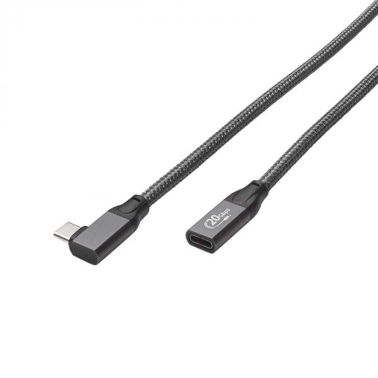 Cablu USB-C 3.2 Gen2 2m, 100W, Hicon
