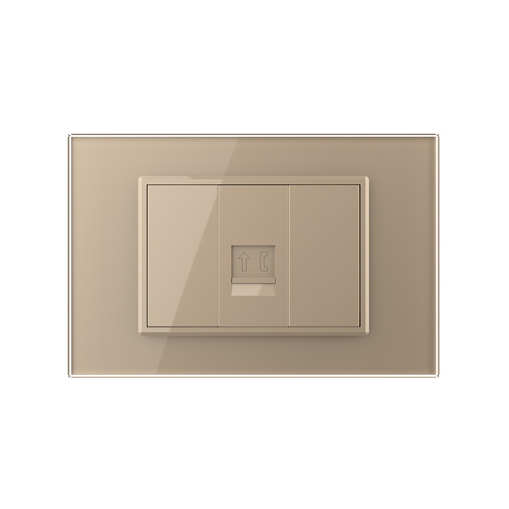 Priza Telefon LIVOLO Sticlă + 2 Sloturi Blank - imagine 10