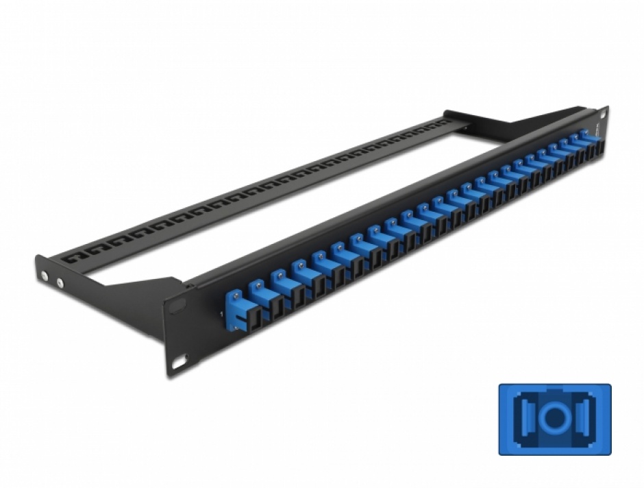 Patch Panel 19" 24xSC OS2, Delock 43380