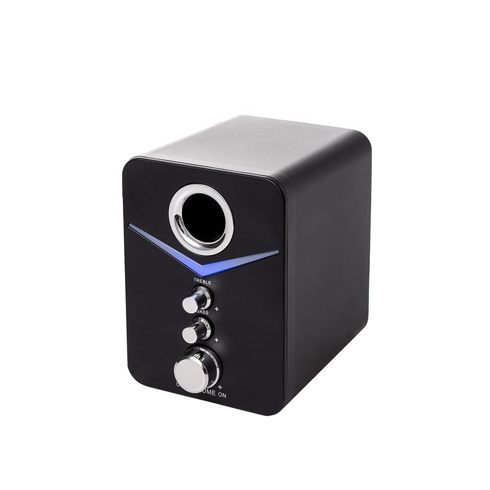 Boxe Gaming SPACER 2.1 11W RMS cu LED RGB - Negru - imagine 11