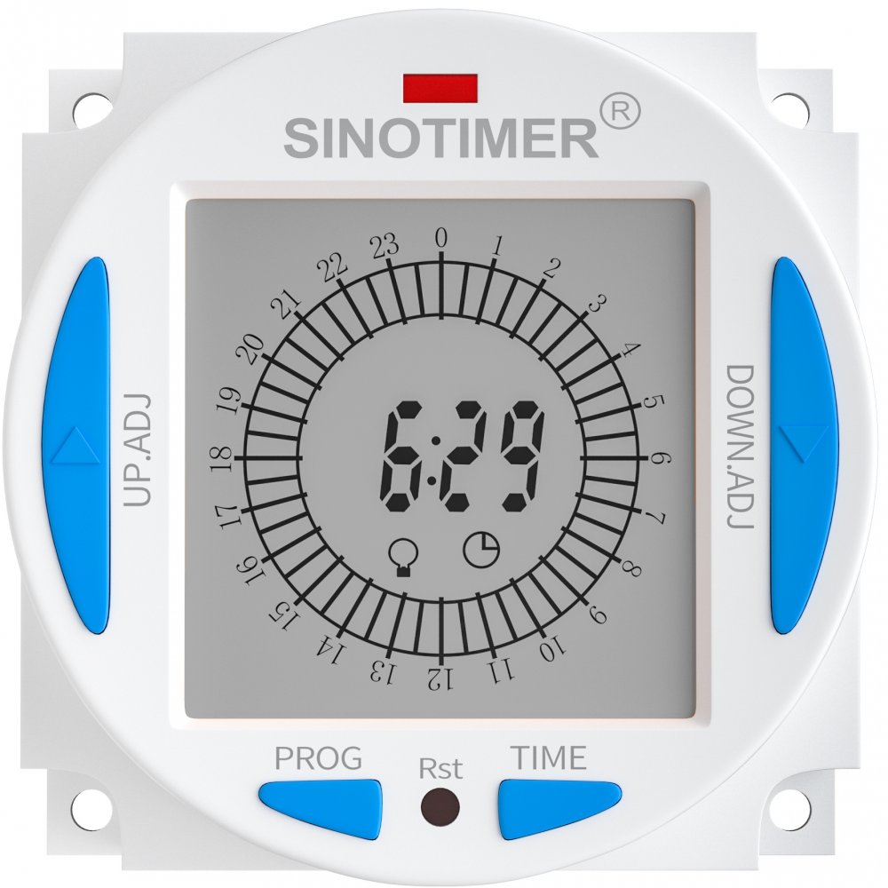 Releu Digital Sinotimer 24h, Tensiune Personalizată
