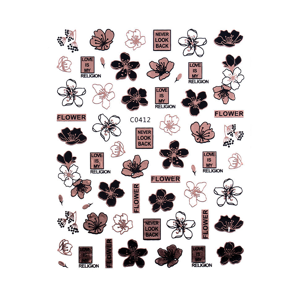 Stickere Unghii SensoPRO Milano Rose Nature C0412
