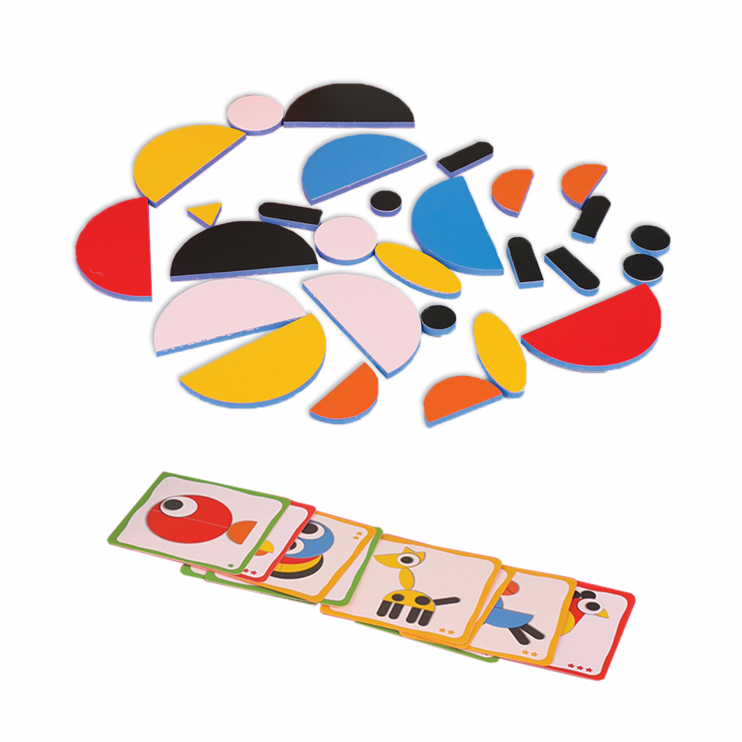 Joc Spumă EVA 29 Piese Colorate Puedo - Creativitate și Îndemânare