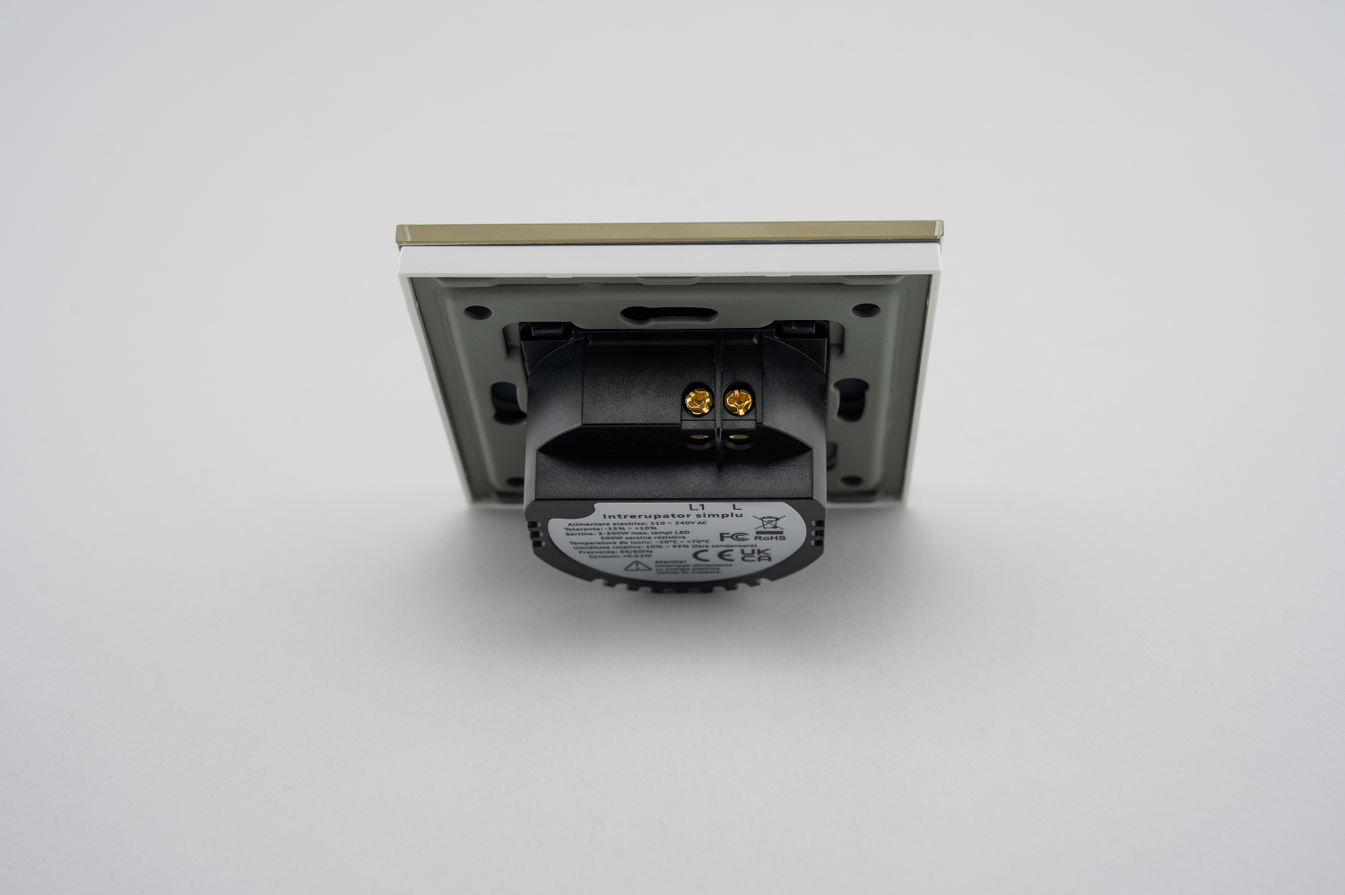 Întrerupător Touch Sticlă LUXION, 500W, Albastru - imagine 24