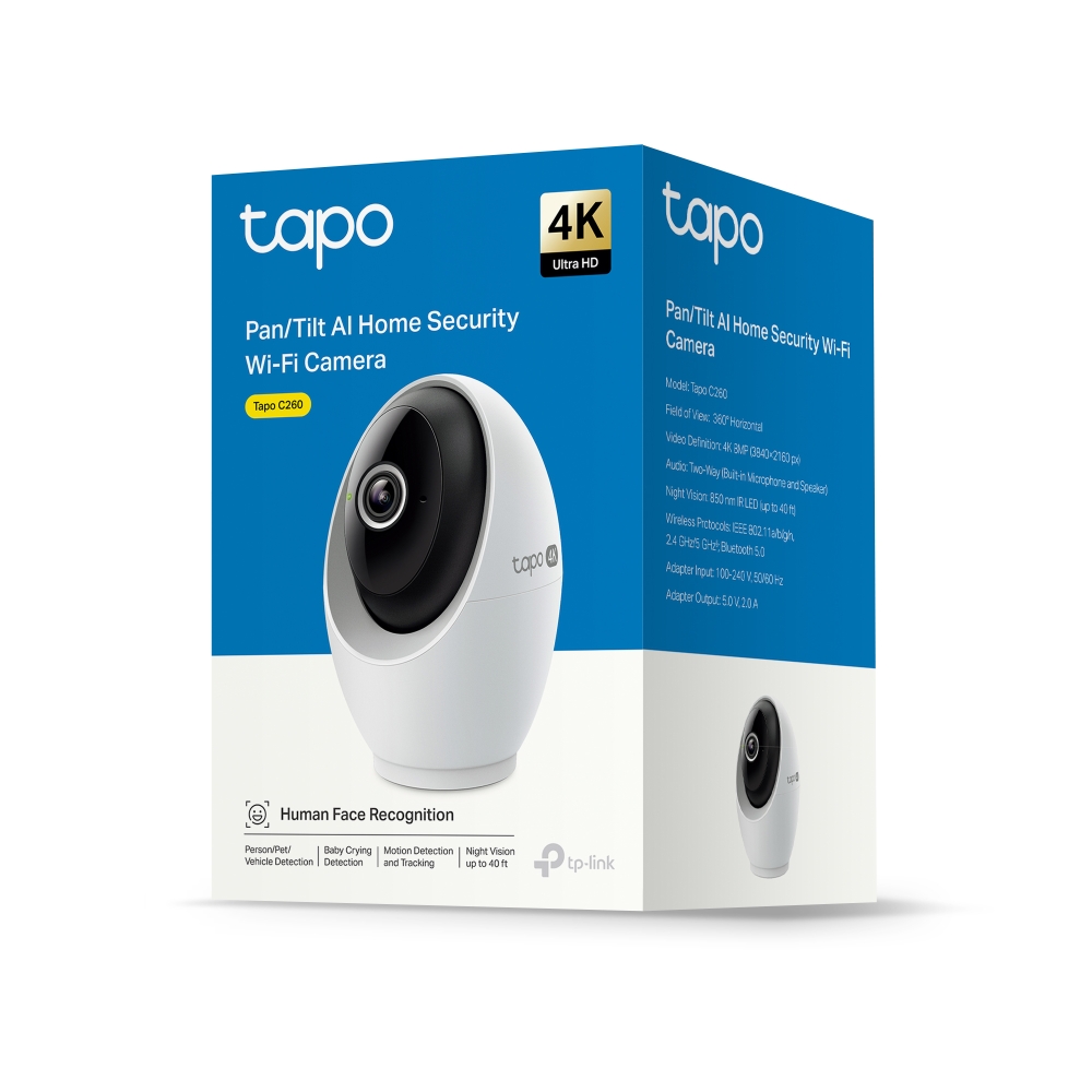 Cameră IP TP-LINK Tapo C260 4K 8MP Wireless Interior - imagine 9