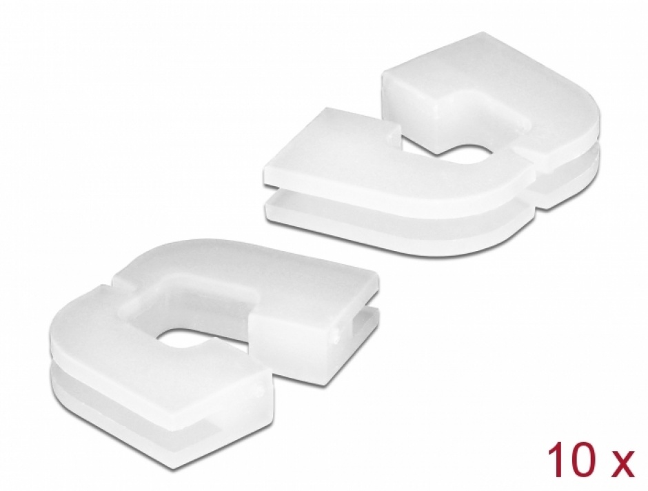 Set 10 Bucse Protectie Cablu Delock 4.6mm