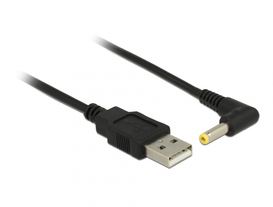 Cablu USB la DC 90° Delock 1.5m