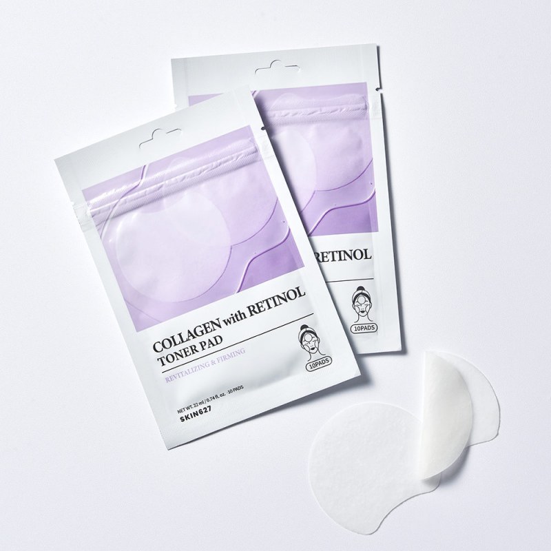 Pad-uri Skin627 cu Colagen și Retinol