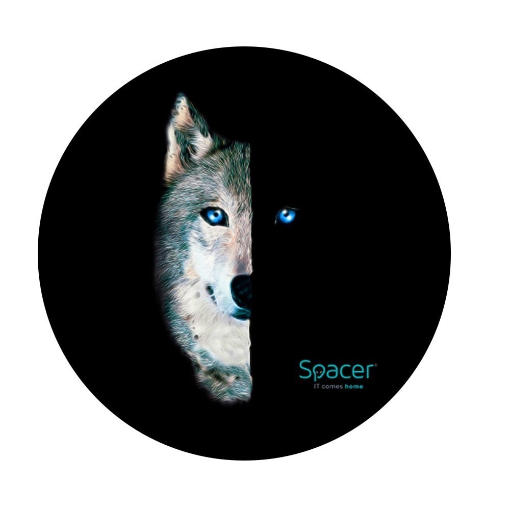 Covor Gaming Spacer WOLF 120cm Rotund - Protecție Parchet