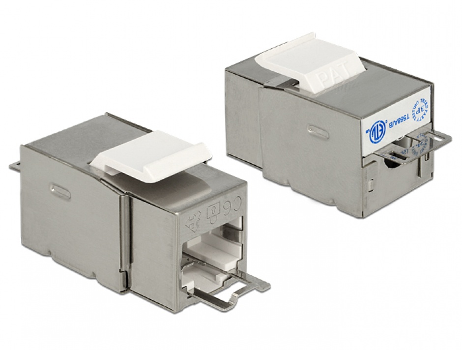 Modul Keystone RJ45 Securizat Delock Cat.6