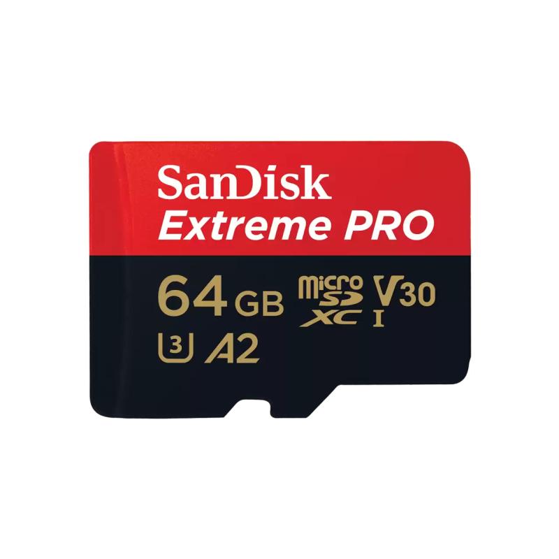 Card Memorare SanDisk Extreme PLUS 64GB MicroSDXC cu Adaptor SD - imagine 2