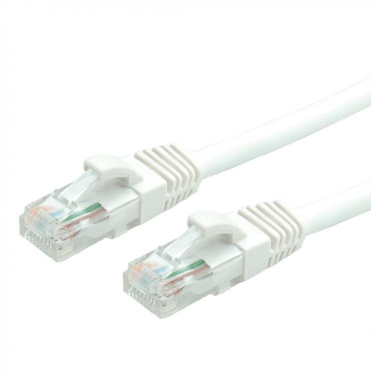 Cablu RJ45 Cat 6A UTP 1m Alb Value