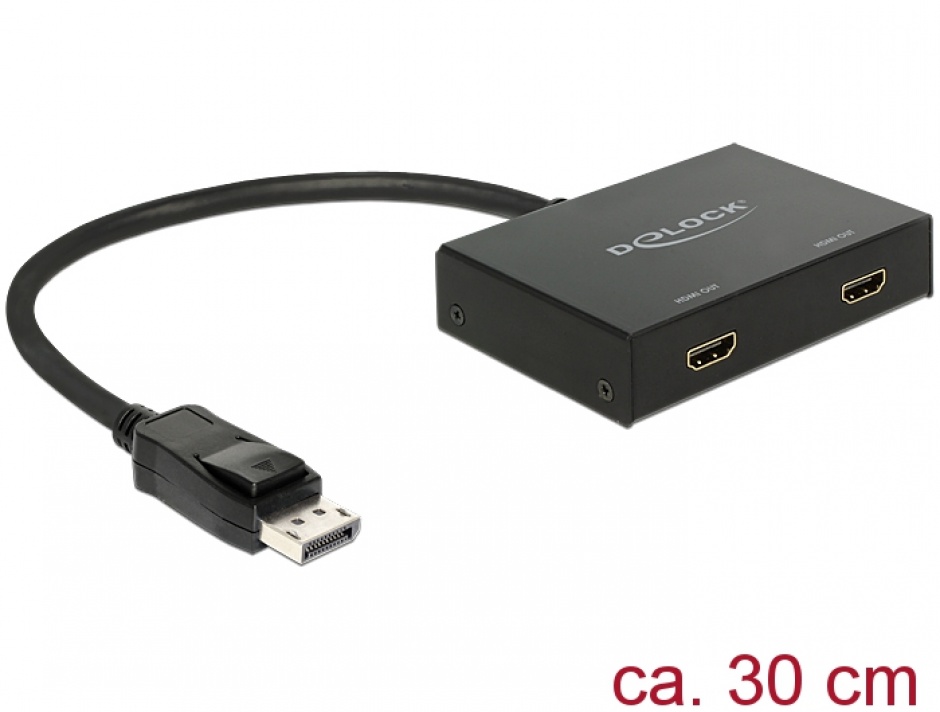Delock 87666 Multiplicator DP la 2x HDMI 4K