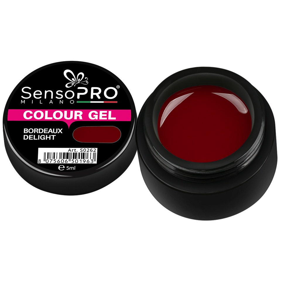 Gel UV Colorat Bordeaux 5ml SensoPRO