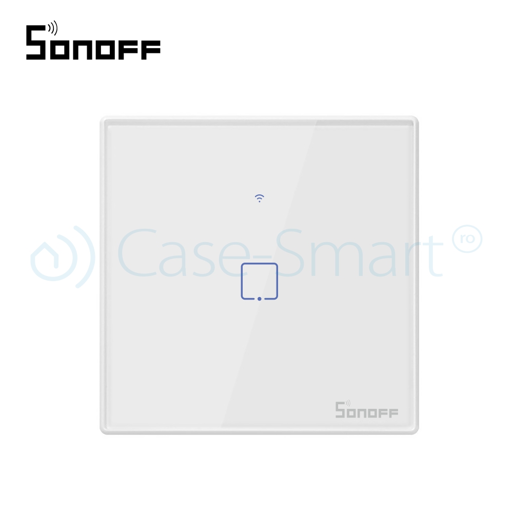 Întrerupător Touch Sonoff T2EU1C, Wi-Fi + RF - imagine 2