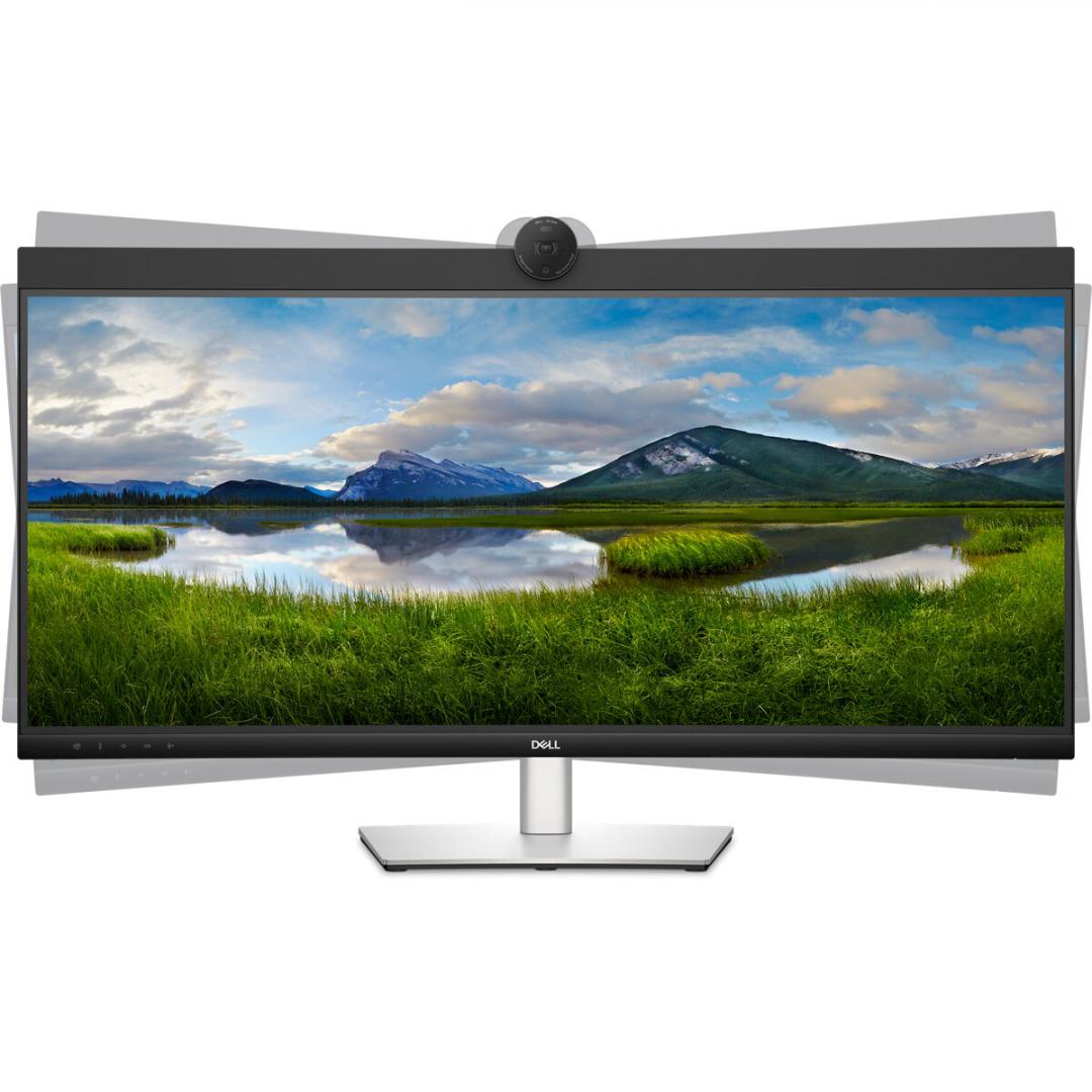 Monitor Dell 34" P3424WEB WQHD Ultrawide Curved Profesional - imagine 5
