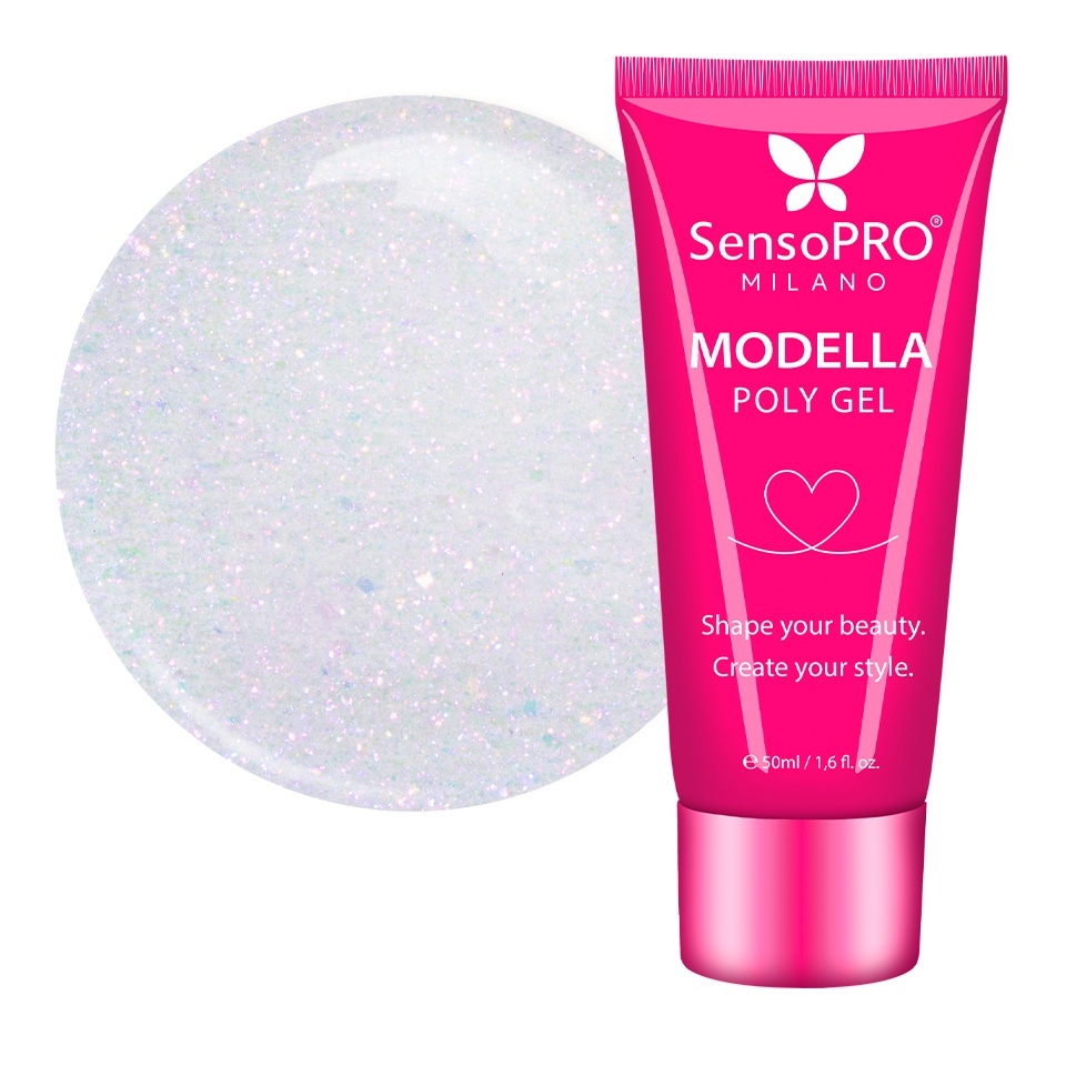 Polygel MODELLA SensoPRO Milano - Lavender Frost, 50ml