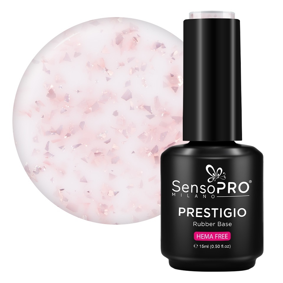 Rubber Base PRESTIGIO Hema Free 15ml - SensoPRO Milano