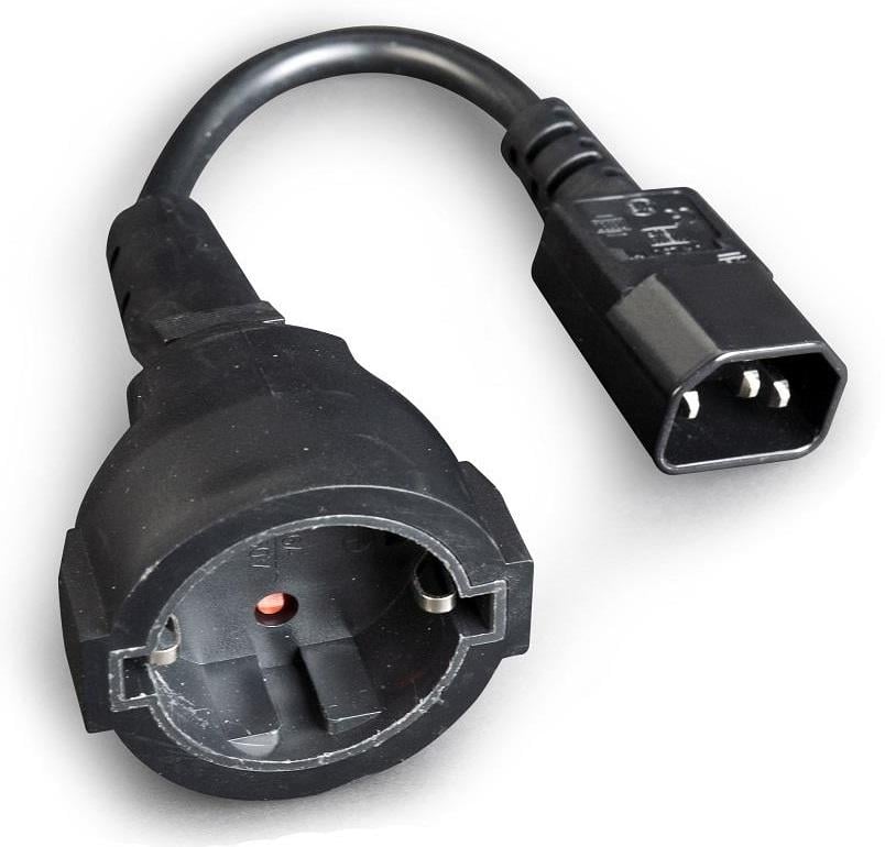 Cablu Adaptor C14 Schuko pentru UPS | Atu tech