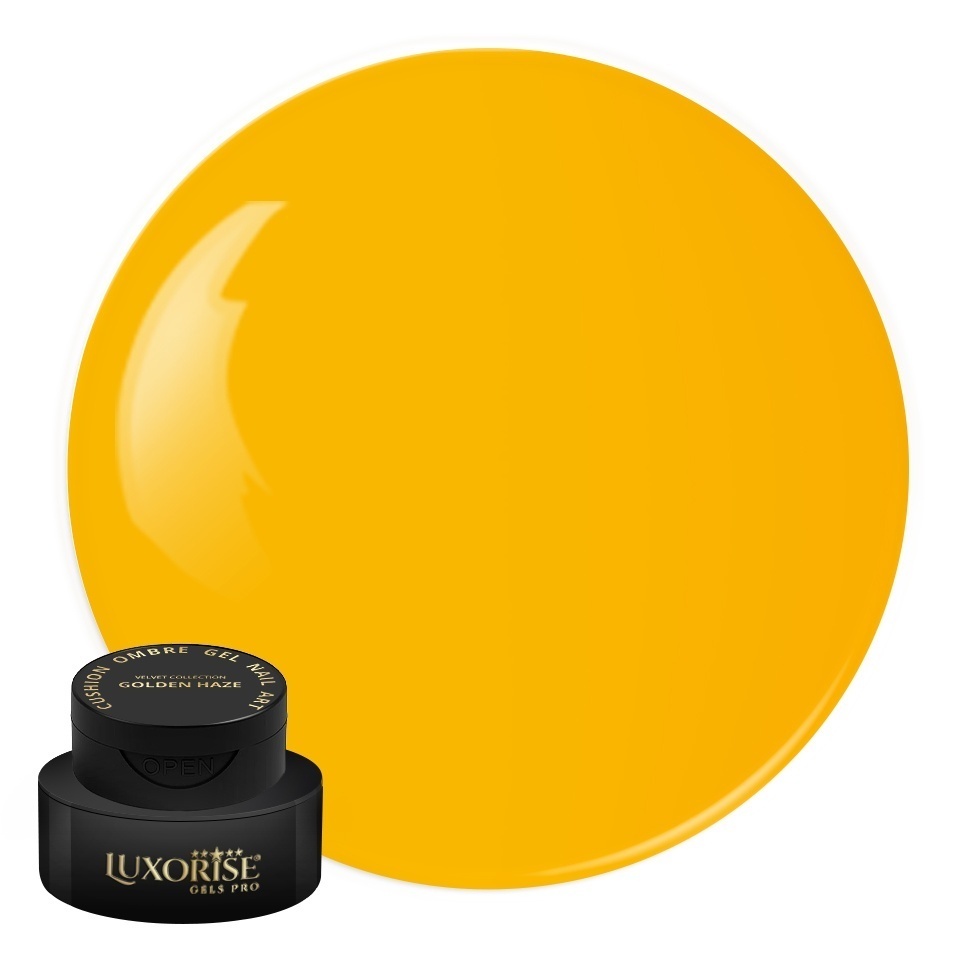 Gel UV Nail Art Babyboomer LUXORISE Cushion Ombre Velvet - Golden Haze, 2ml