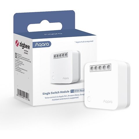 Releu Aqara T1 Smart Switch, 1 Canal, Zigbee